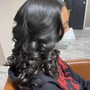 Flat Twists Up-Do with Rods