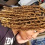 Butterfly locs Med Midback