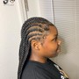 Straight back Braids