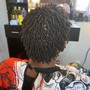 Shoulder length Loc Removal