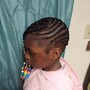 Kids Braided Ponytail Medium (Midback)