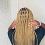 Under the wig Cornrows