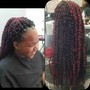 Crochet Braids with tapered sides