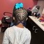 KID Small Knotless Goddess Braids