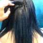 Partial Color hair line