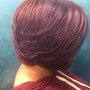 Partial Color hair line