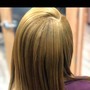 Partial Color hair line