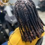 Locs retwist and curls