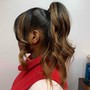 Updo/Sleek Ponytail