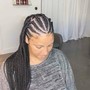 Large Boho Knotless braids