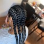 Medium Boho Knotless Braids