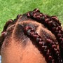 Natural hair Braids (no design)