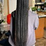 Large Knotless Braids