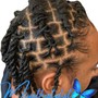 Large Knotless Braids