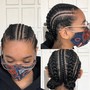 Mini Twists on Blown out Hair