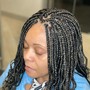 Feed in Braids ponytail