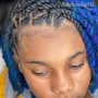 Box Braids (with natural hair)