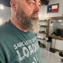 Beard Trim with barber edge up