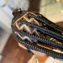 Large Knotless Braids