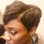 Shampoo and Style relaxed hair