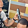 Bald shave w/Razor Hot Towel