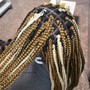 Knotless Goddess Braids (Medium)