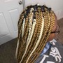 Large Knotless Braids