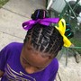 Kids braided ponytail- small