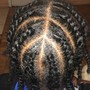 Natural hair micro locs