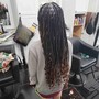 Human Boho knotless braids