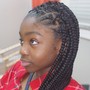 Kids Scalp Braids with braiding hair