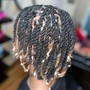 Kid's Braids add on hair extension to cornroll braids