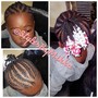 Kids 10-12 Natural Braided Style w/ Beads