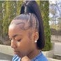 Ponytail  Weave