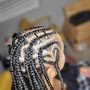 CrissCross Rubber Band Box Braids