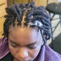 Dreadlocks retwist over 150 locs(NO STYLE)