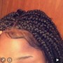 mini small Knotless Braids/boho