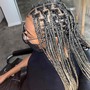 Small Knotless Box Braids