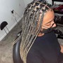 Small Knotless Box Braids