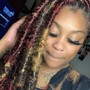 Little girl  scalp braids/box braids