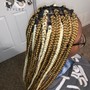 Large Knotless Braids