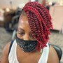 Medium Knotless box Braids