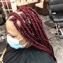 Medium Knotless box Braids