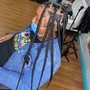 Small freestyle stitch braids