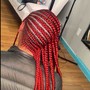 Small freestyle stitch braids