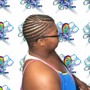 Individual faux locs