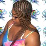 Cornrows (undercut) straight back