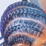 Braids over  locs