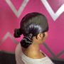 Pin-up ponytail