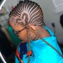 Lemonade Braids w/ 1 Hanging Heart